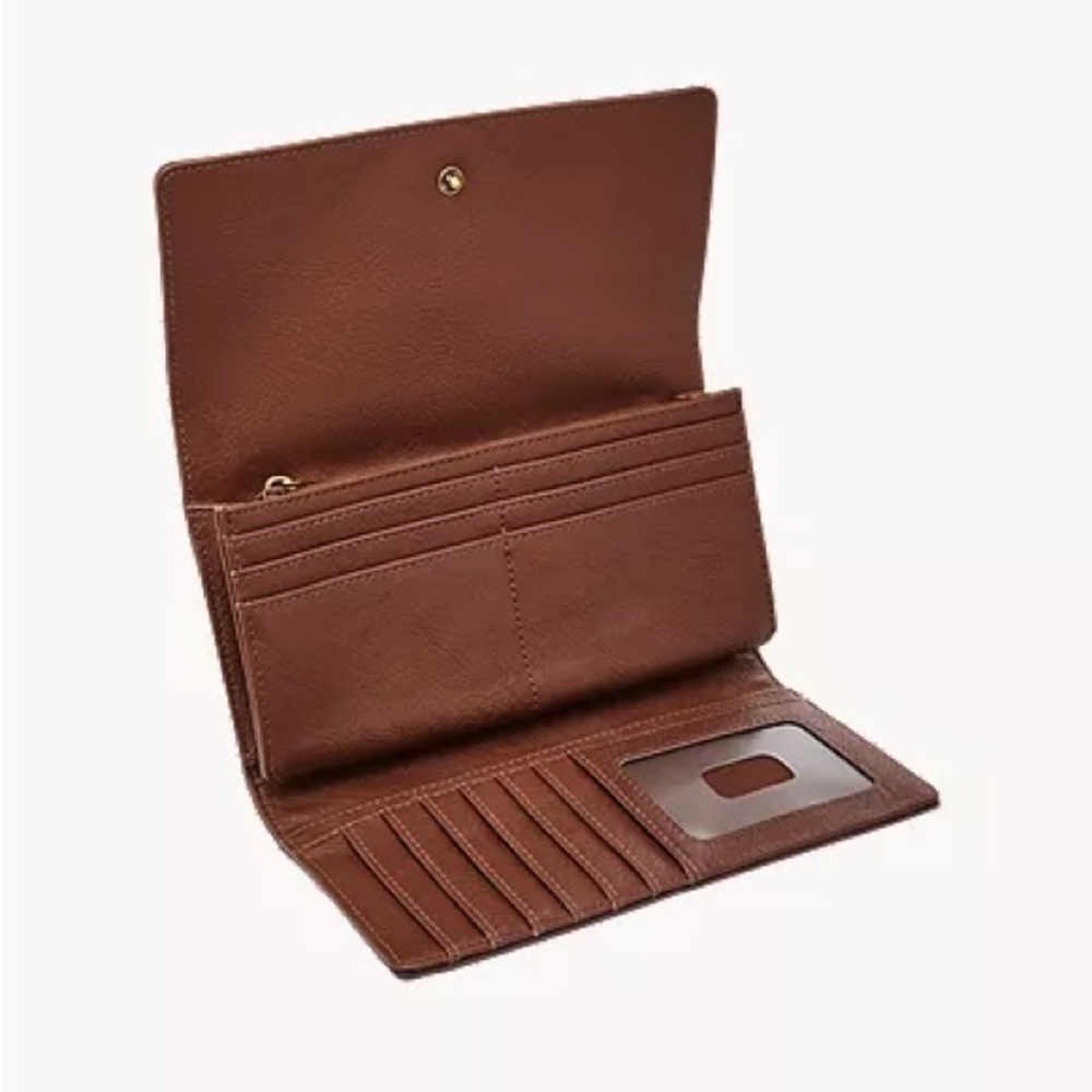 Universal threads Sophisticated Brown Leather Card Holder